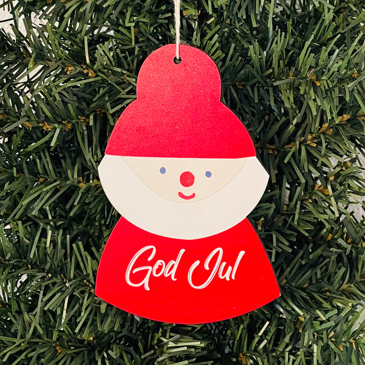 God Jul Gnome Tomte Ornament