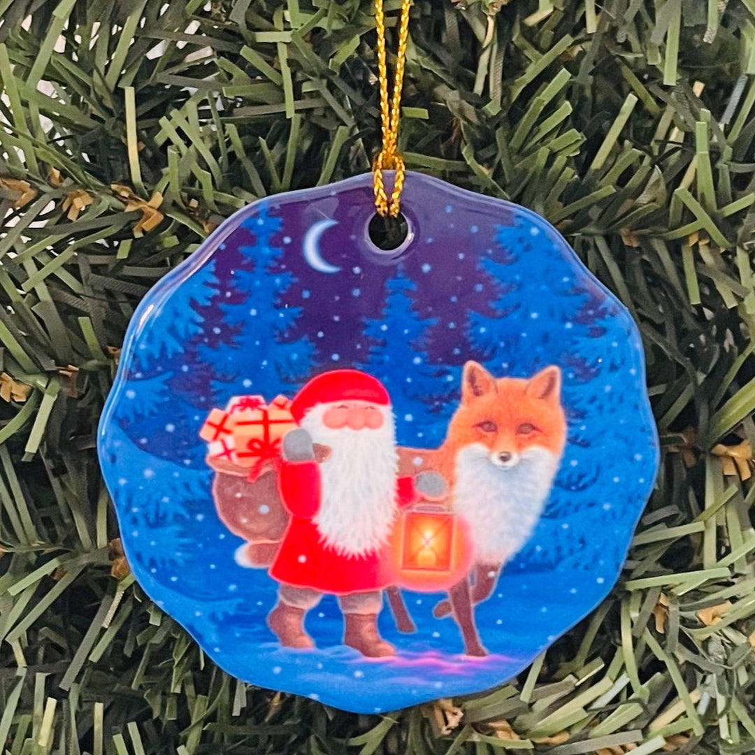 Ceramic Ornament,  Eva Melhuish Tomte & Fox