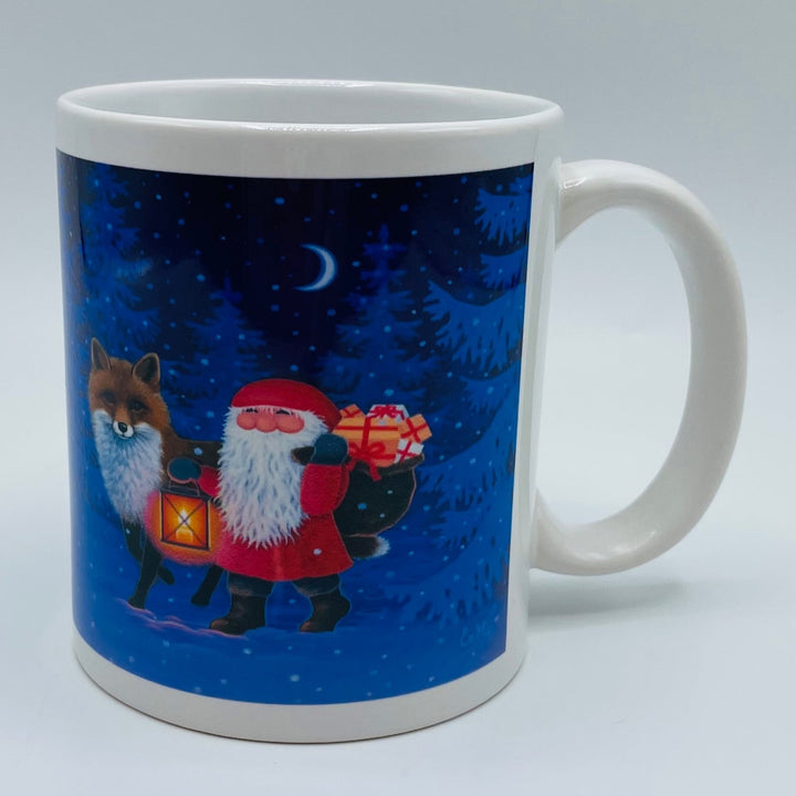 Eva Melhuish Tomte and fox coffee mug