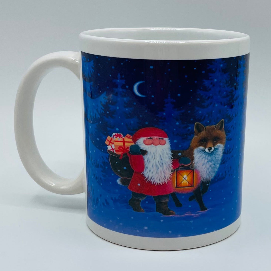 Eva Melhuish Tomte and fox coffee mug