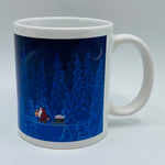 Eva Melhuish Tomte in the forest coffee mug