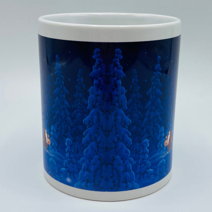 Eva Melhuish Tomte in the forest coffee mug