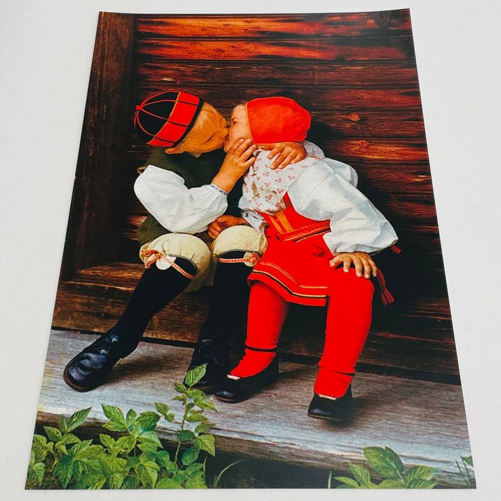 Kissing Kids Poster