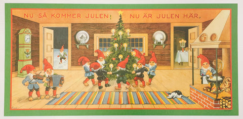 Christmas poster Nu Så Kommer Julen
