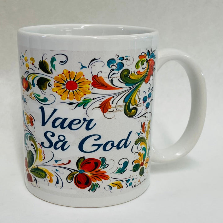 Lise Lorentzen Rosemaling coffee mug