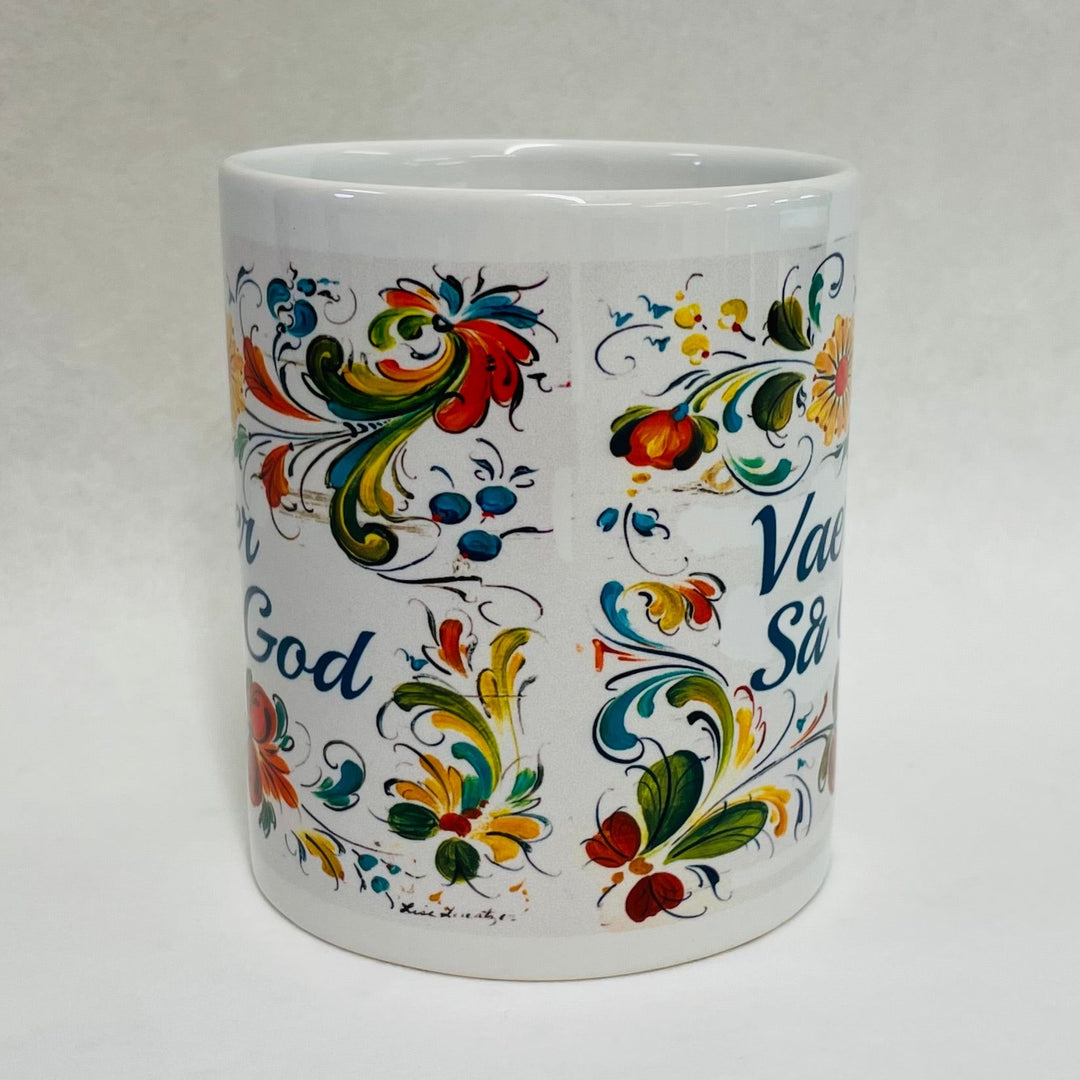 Lise Lorentzen Rosemaling coffee mug