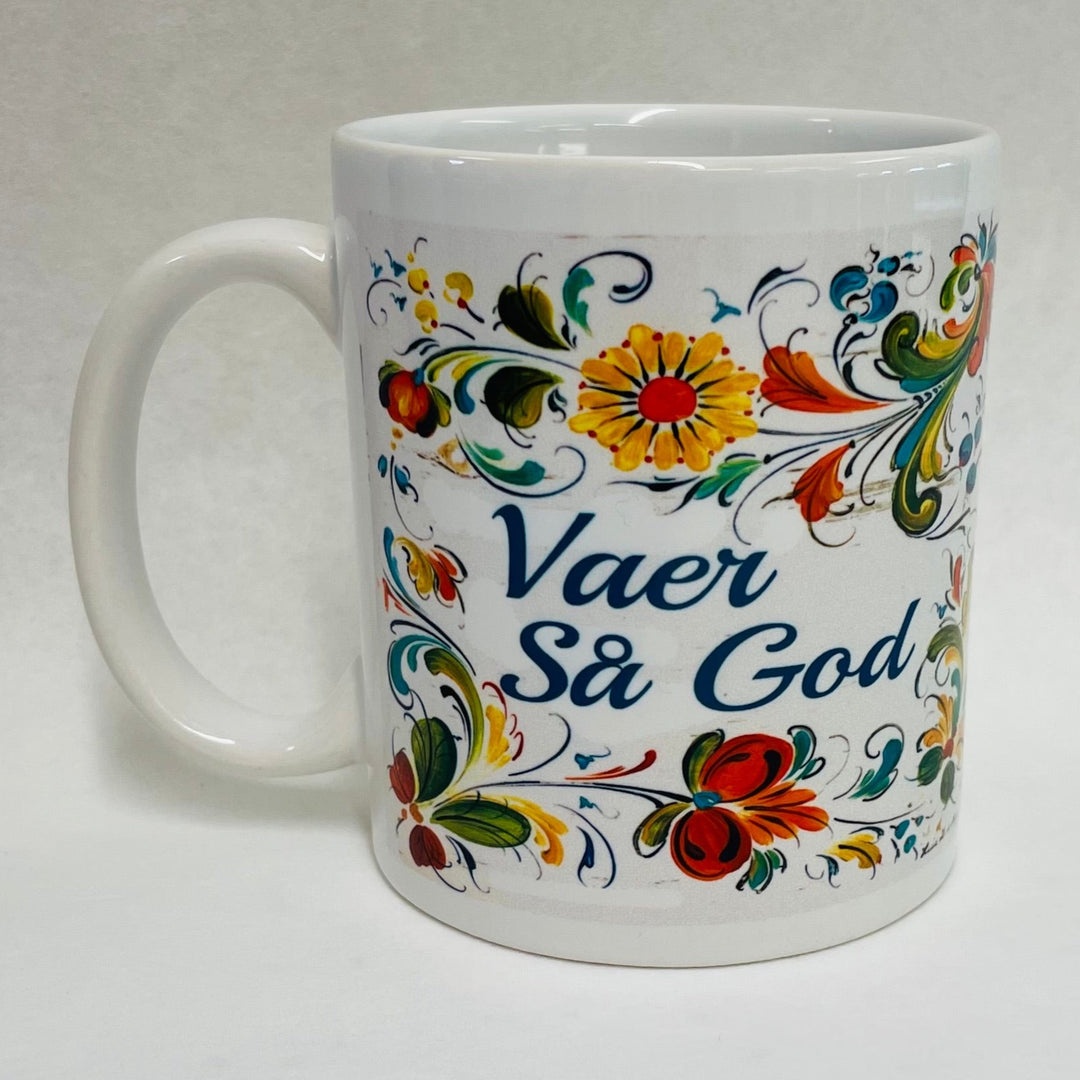 Lise Lorentzen Rosemaling coffee mug