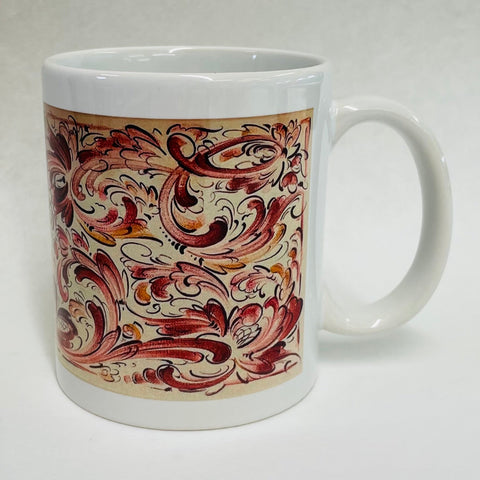 Lise Lortentzen rosemaling coffee mug