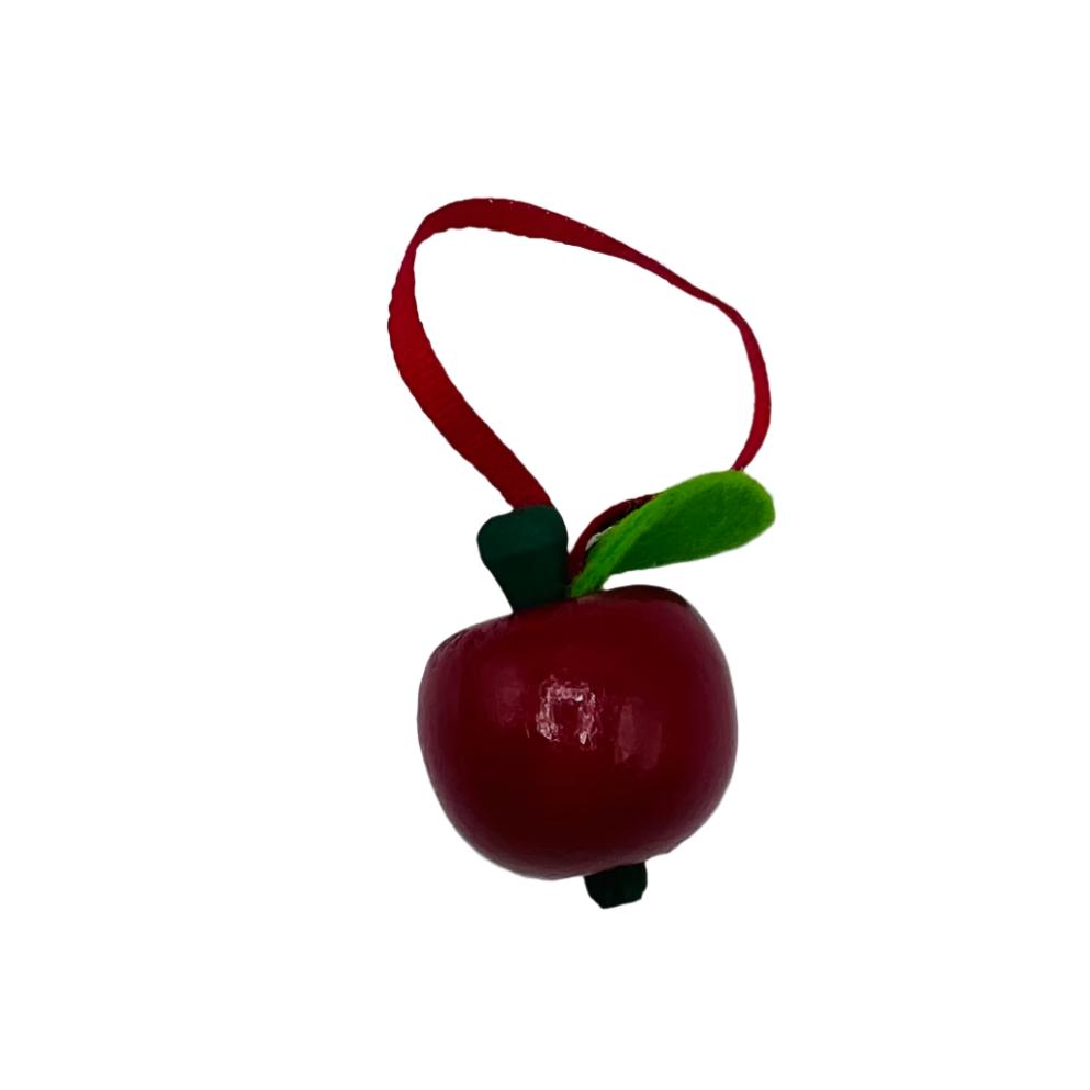 Red Wood Apple Ornament