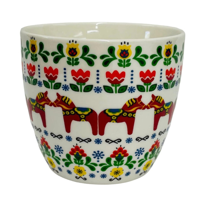 Dala horses & flowers Coffee Mug