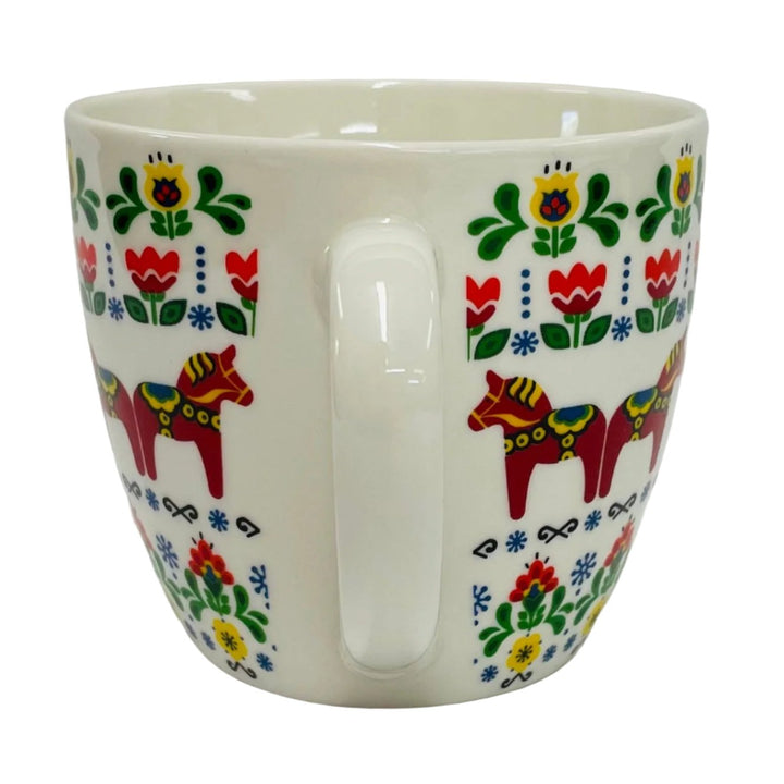 Dala horses & flowers Coffee Mug