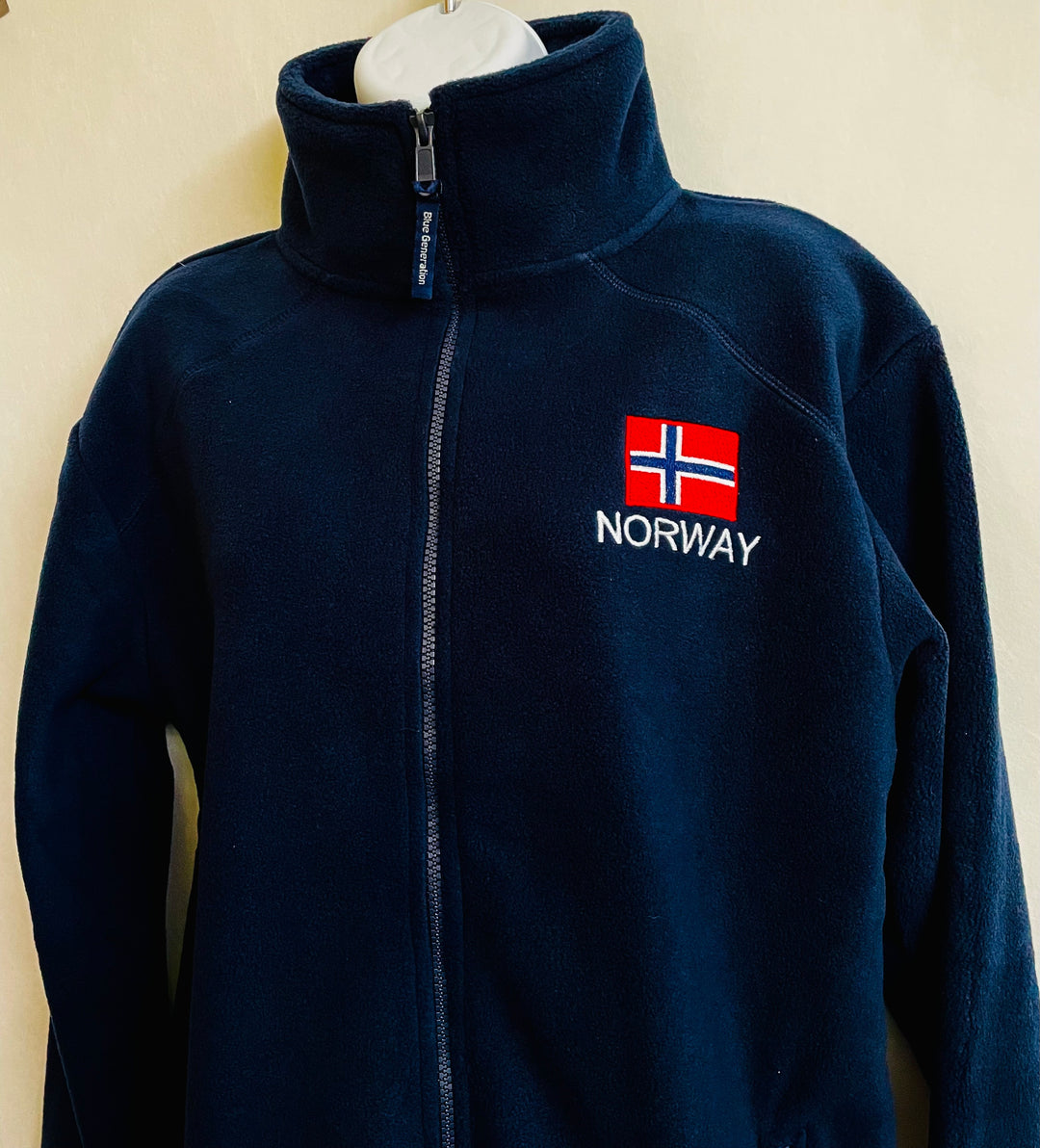 Fleece Jacket - Norway flag