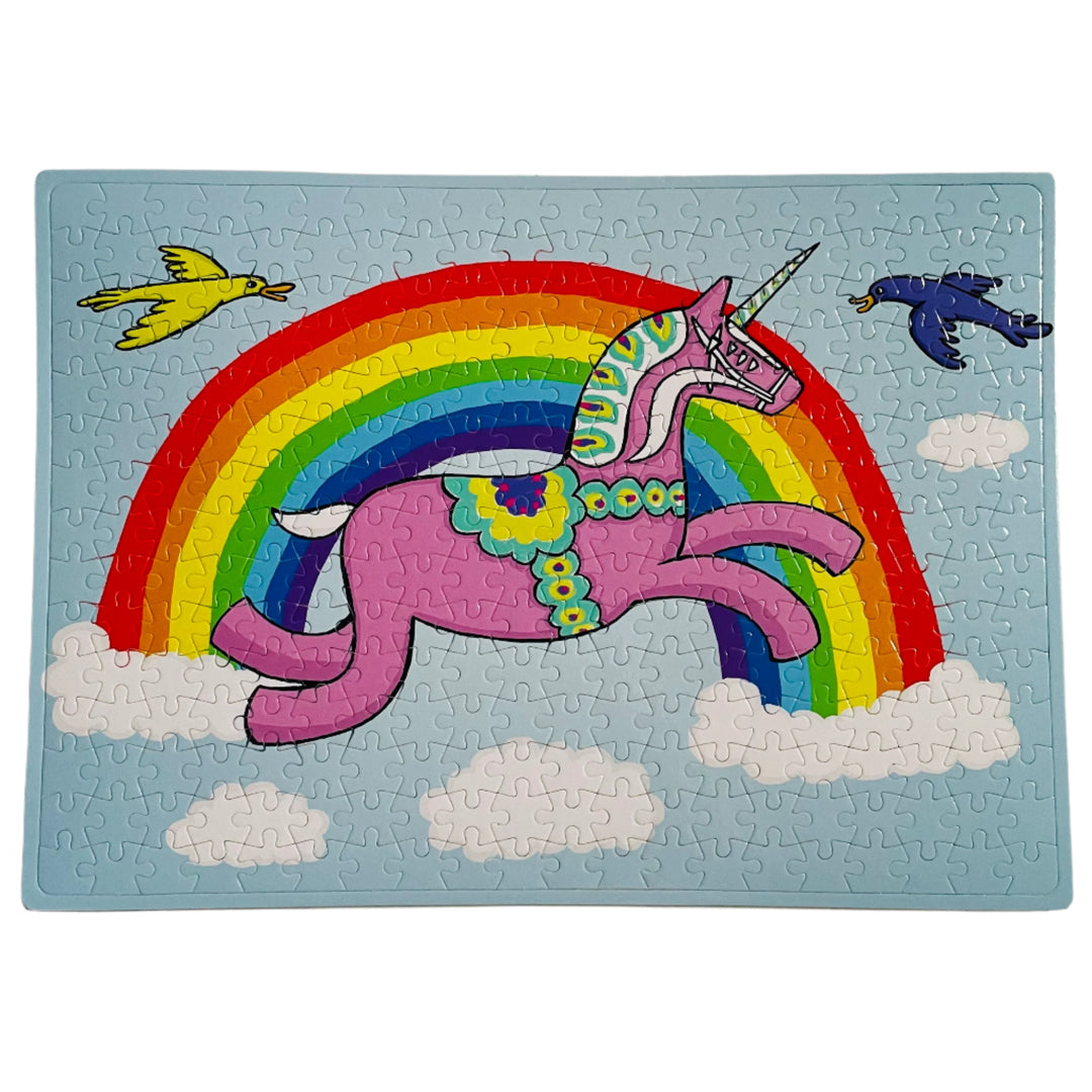 Puzzle - Karin Didring Rainbow Dala Horse Unicorn