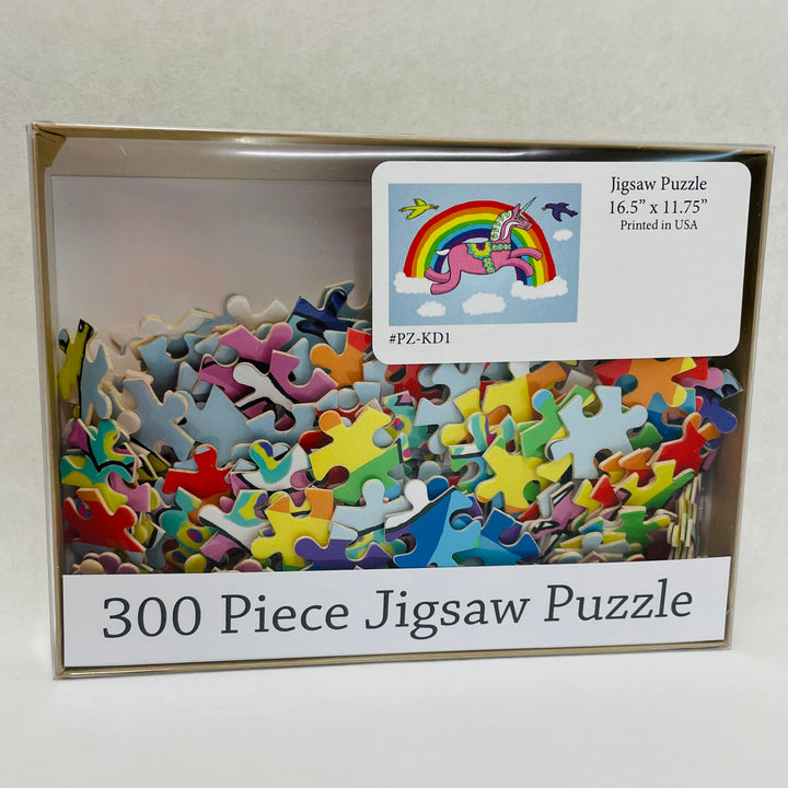 Puzzle - Karin Didring Rainbow Dala Horse Unicorn