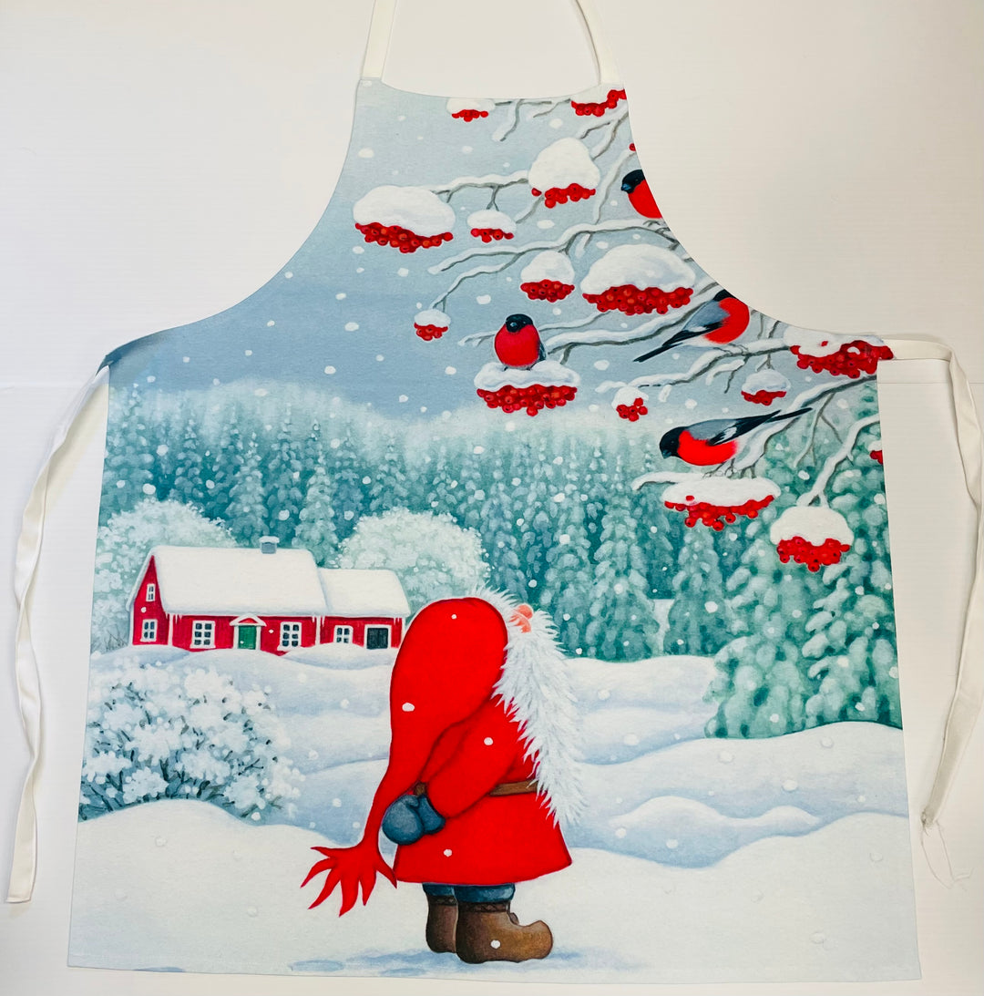 Apron - Eva Melhuish Tomte watching birds