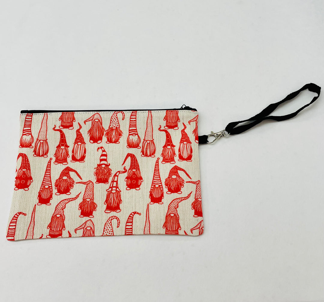 Zippered Cosmetic Bag - Gnomes