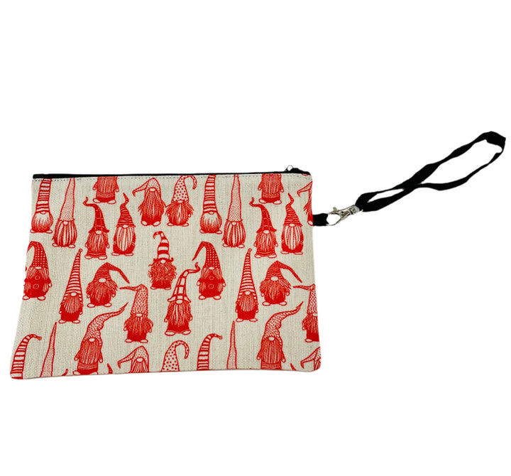 Zippered Cosmetic Bag - Gnomes