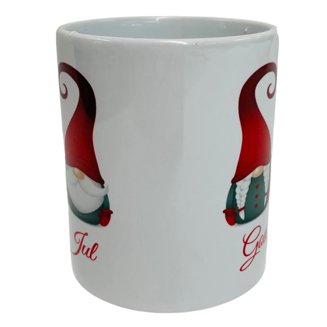 God Jul Gnome Couple coffee mug