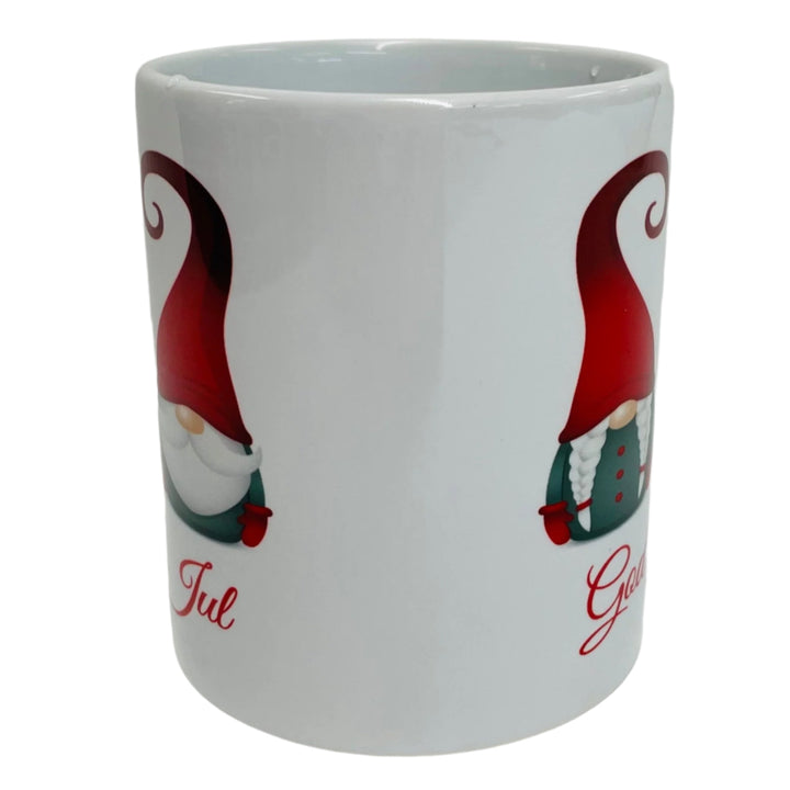 God Jul Gnome Couple coffee mug