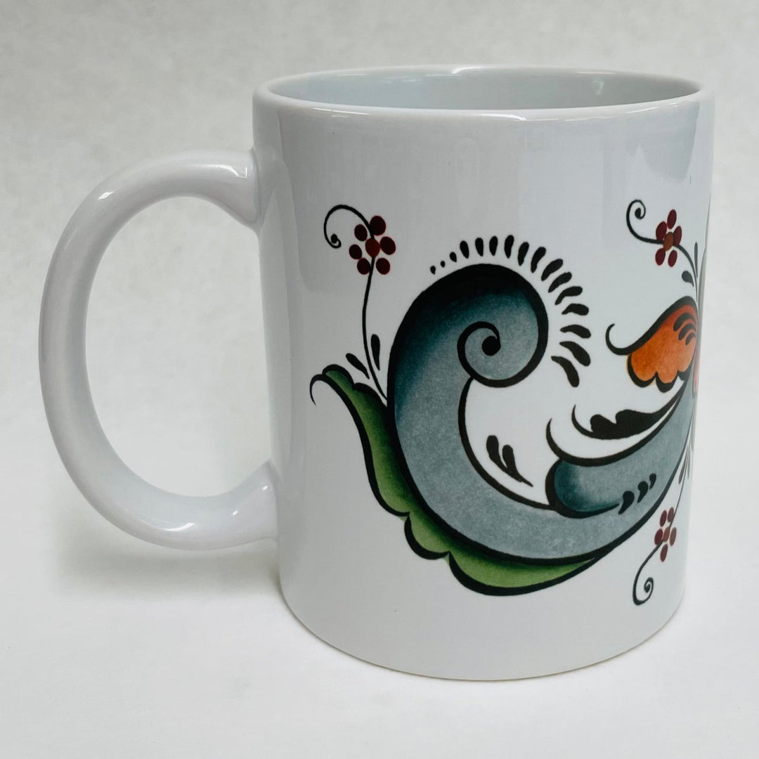 Rosemaling Coffee Mug