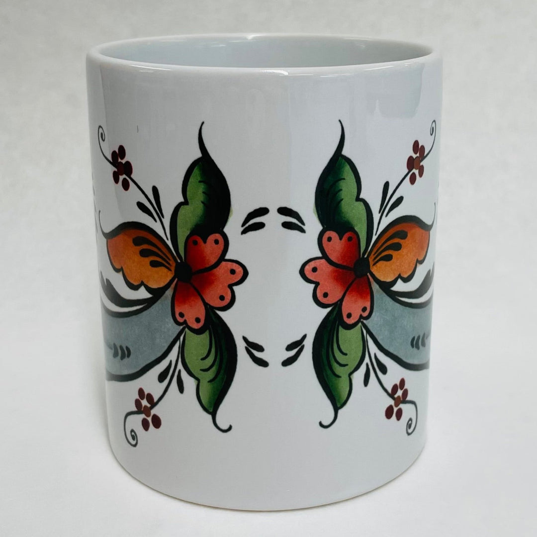 Rosemaling Coffee Mug