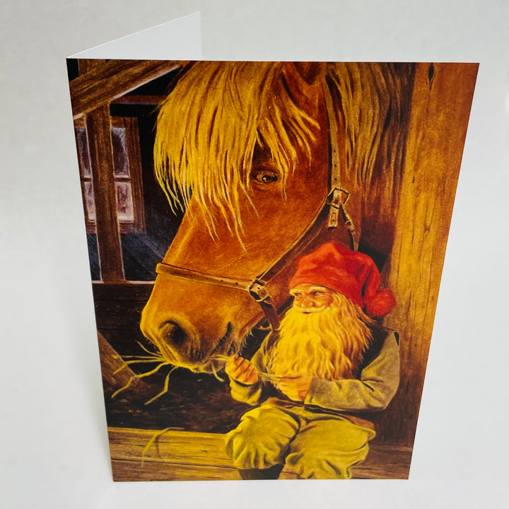 Boxed cards, Jan Bergerlind Tomte with horse