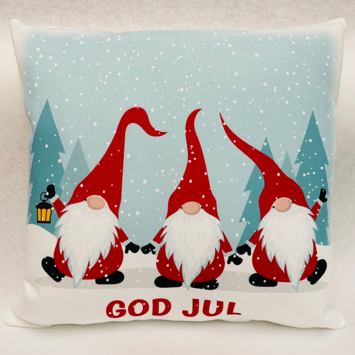 Pillow - God Jul Gnomes