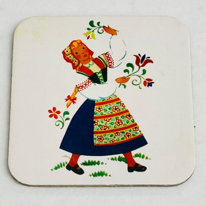 SALE  Folk Dancer Coasters