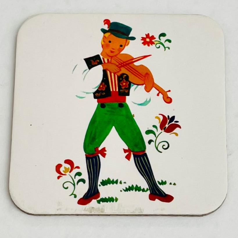 SALE  Folk Dancer Coasters