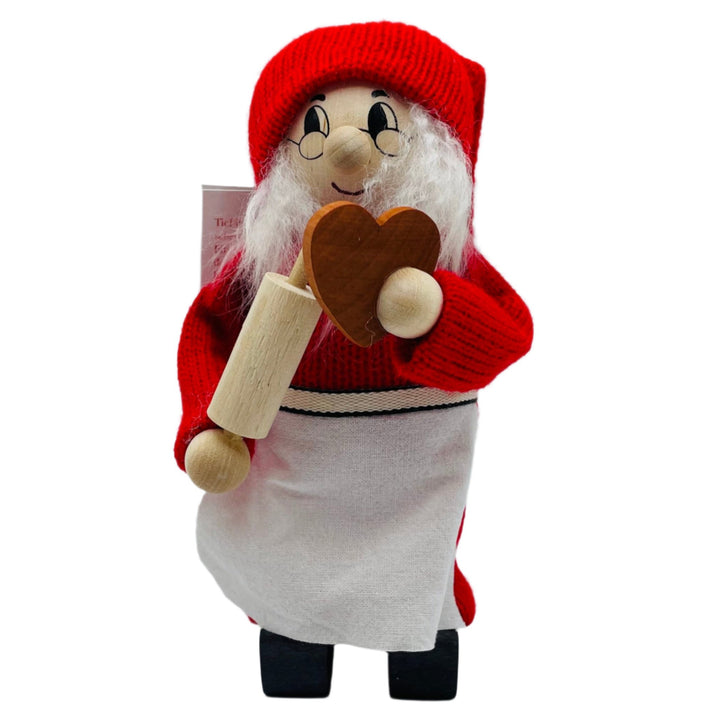 Swedish Tomte Lady with rolling pin & cookie