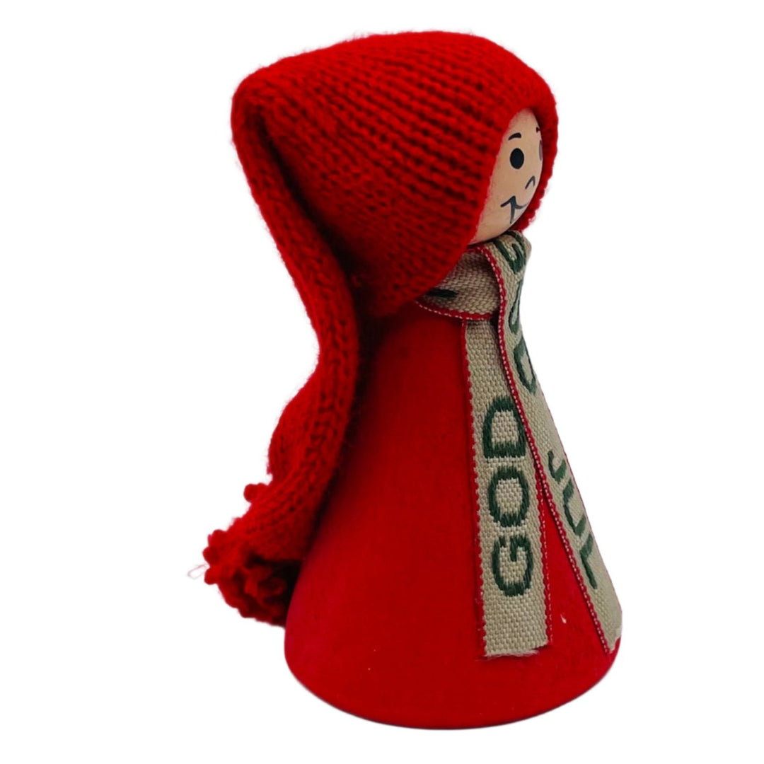 Swedish tomte with God Jul scarf