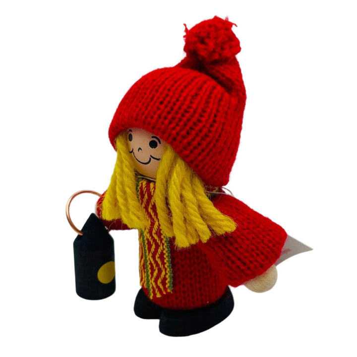 Swedish Tomte Girl with Lantern