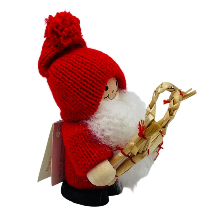 Swedish tomte with straw goat