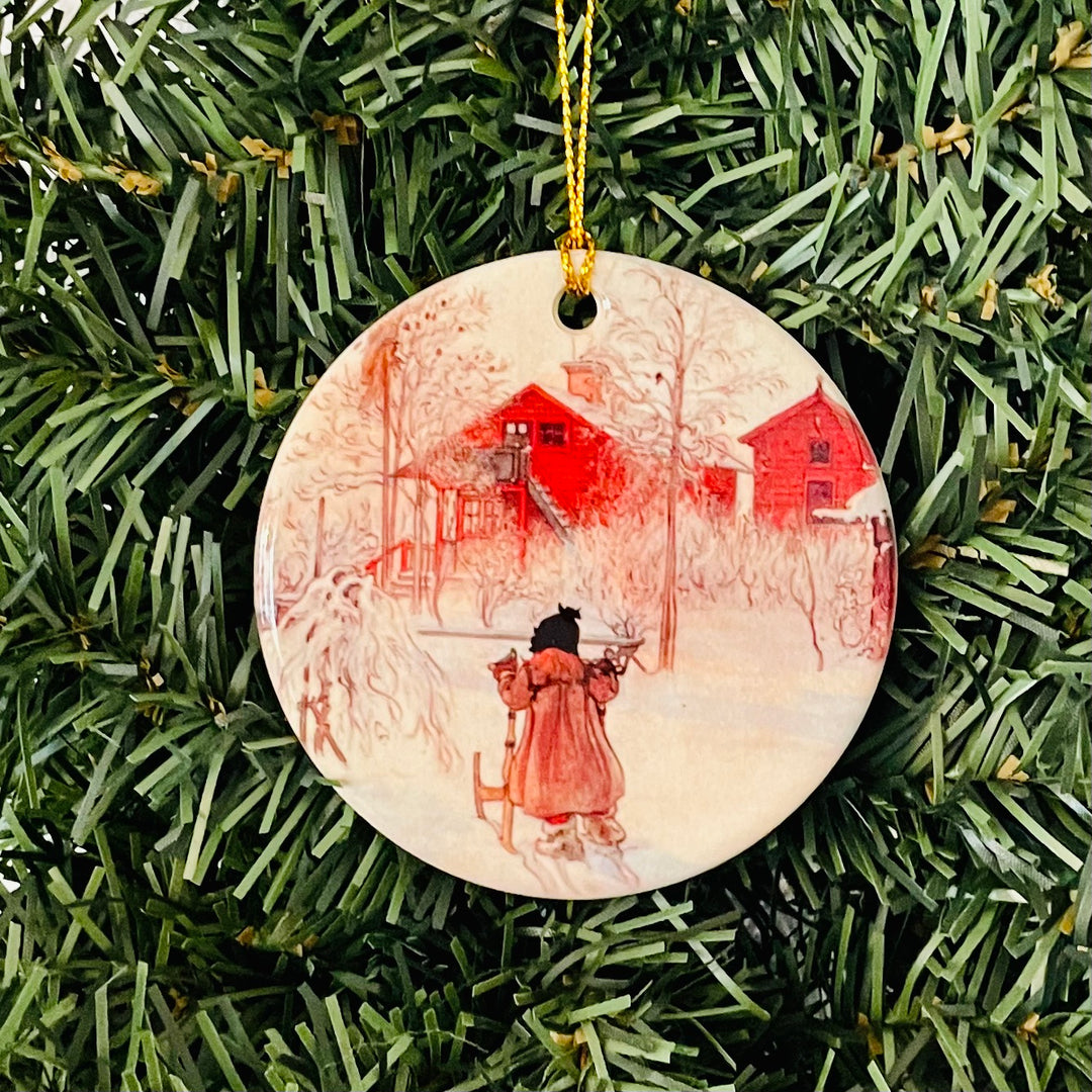 Ceramic Ornament, Carl Larsson Yard & wash house