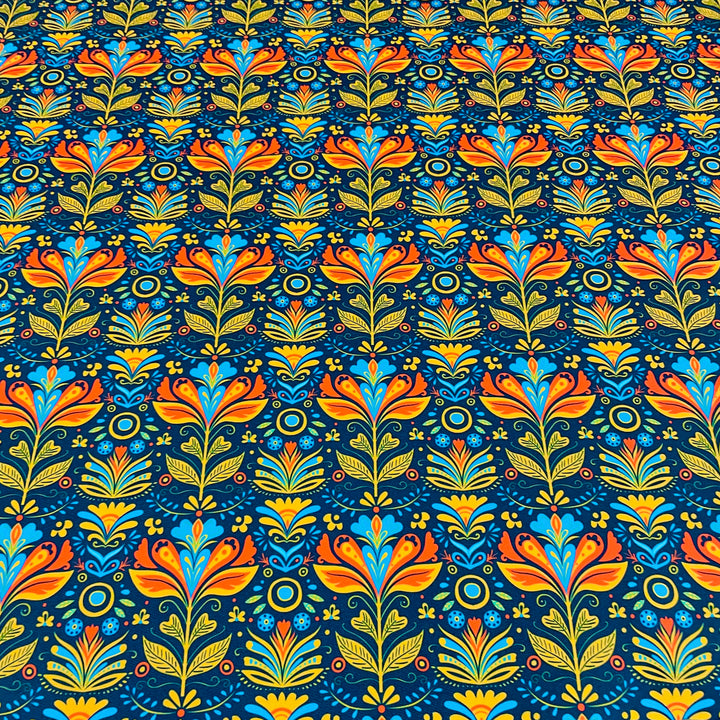 Folk Art Fabric