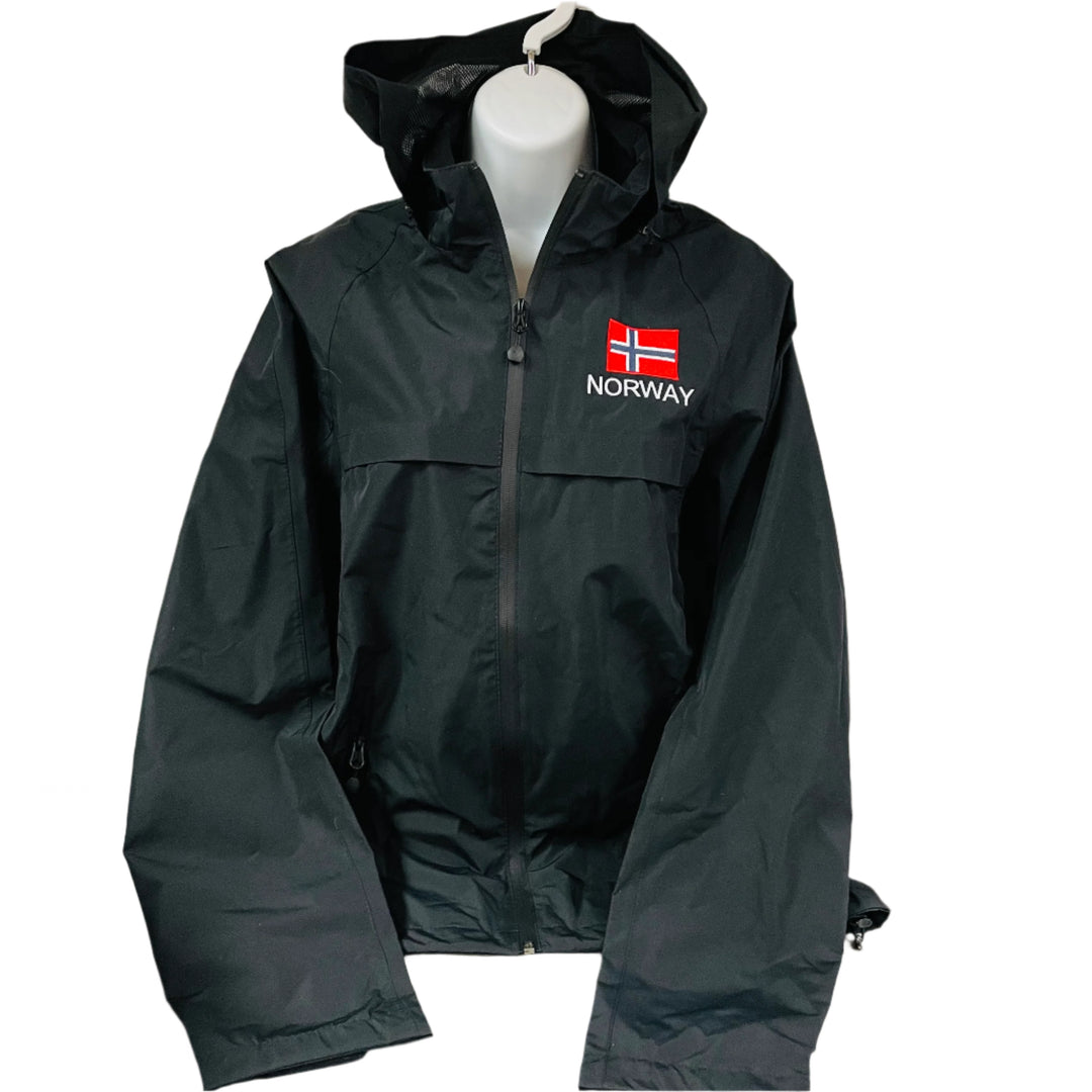 Norway Flag Packaway Rain Jacket