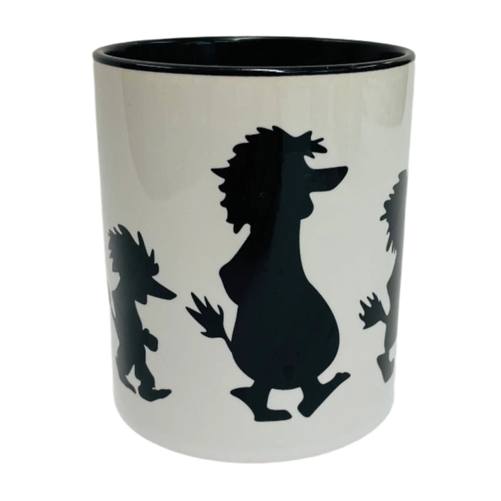 Trolls coffee mug with black handle