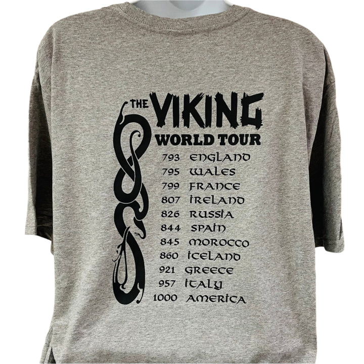 Viking World Tour T-Shirt - Ash Grey