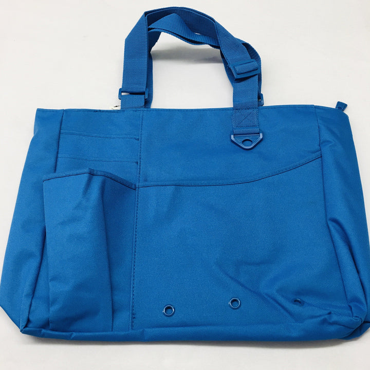 Nylon Tote Bag - Royal blue with Dala horse