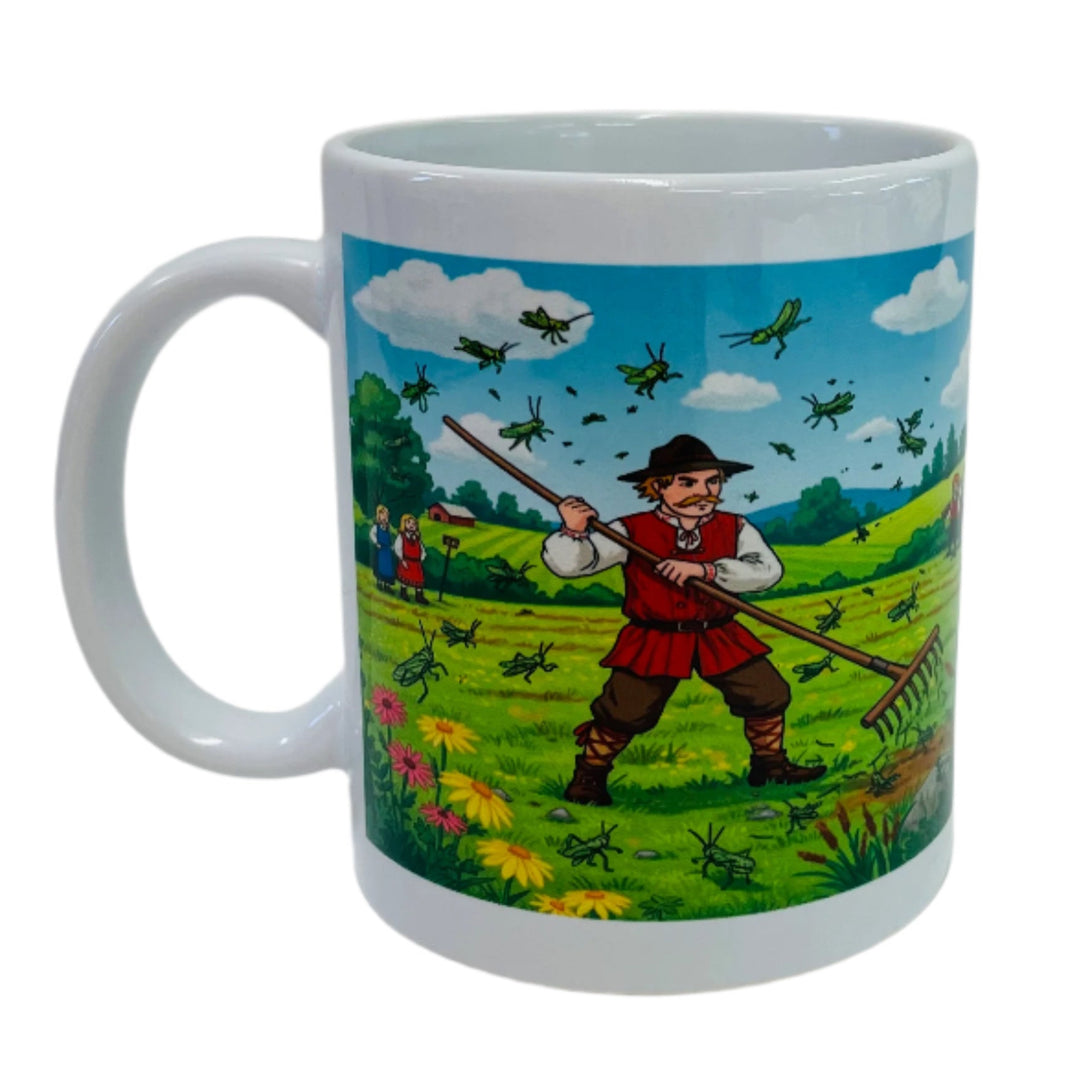 St Urho coffee mug