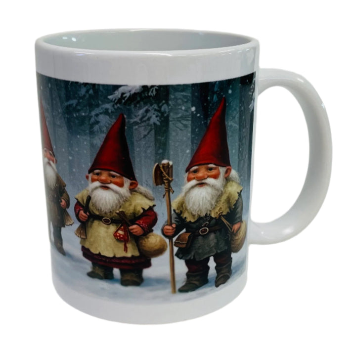 Winter Forest Gnomes Coffee Mug