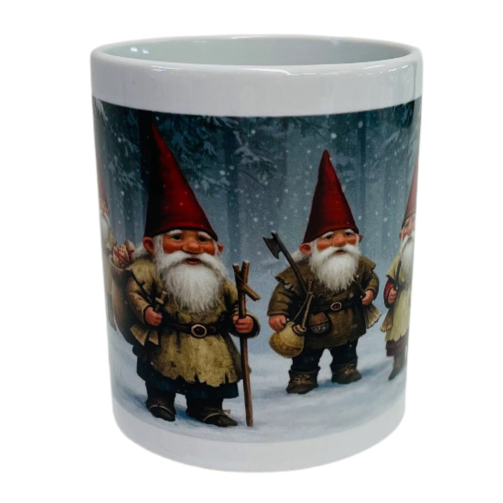 Winter Forest Gnomes Coffee Mug
