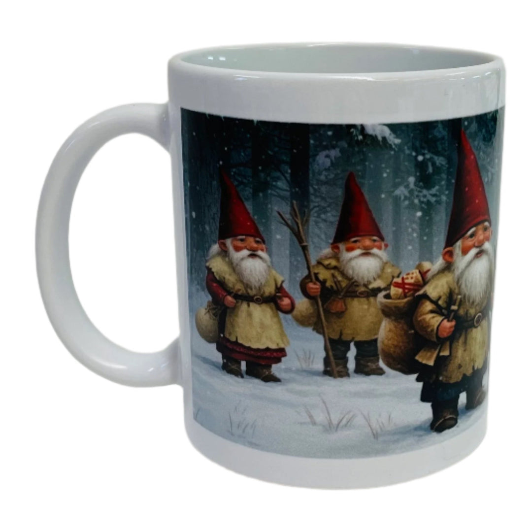 Winter Forest Gnomes Coffee Mug