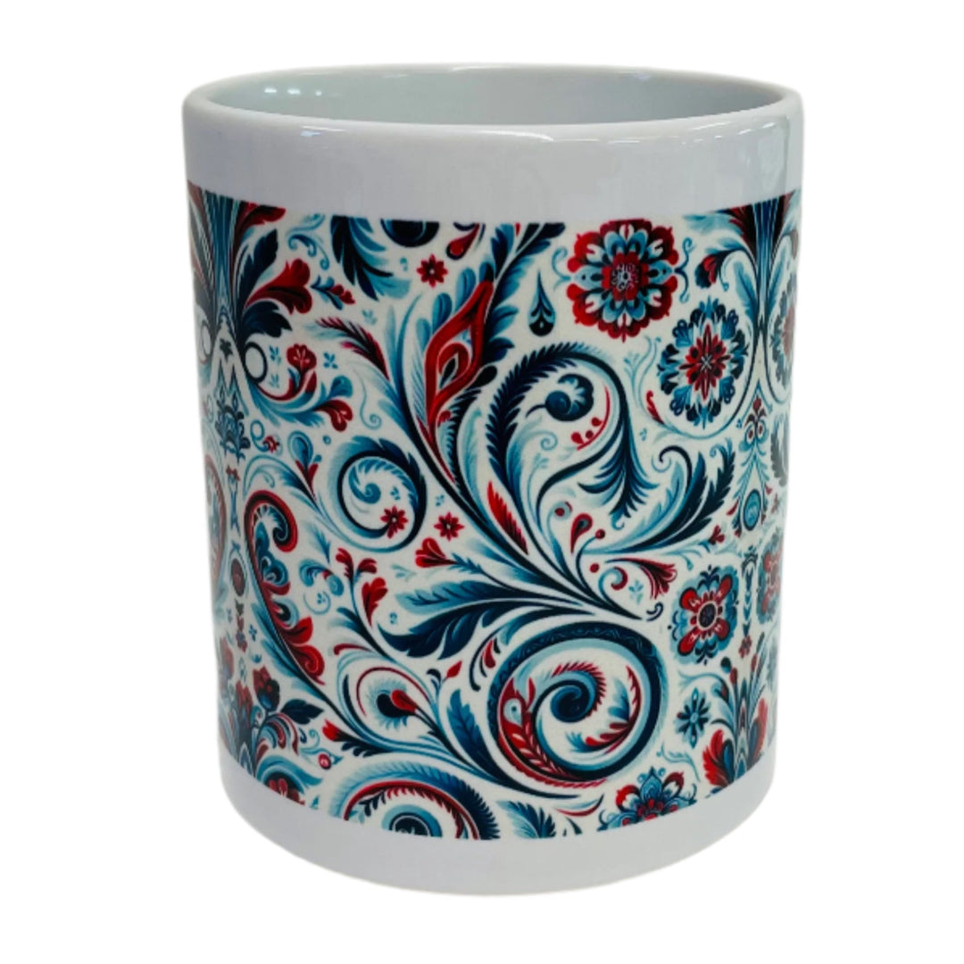 Rosemaling Coffee Mug