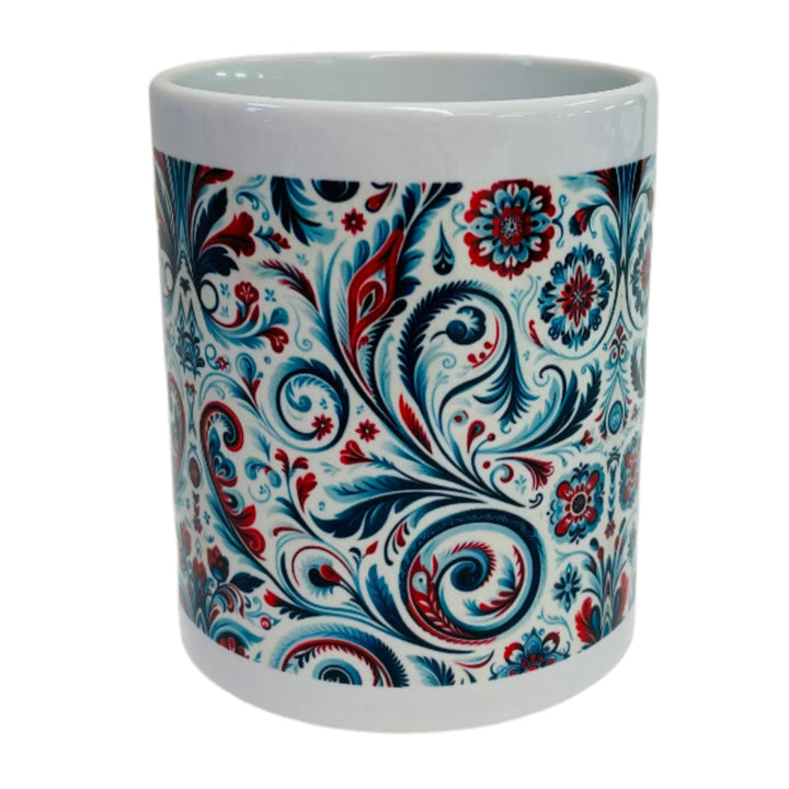 Rosemaling Coffee Mug