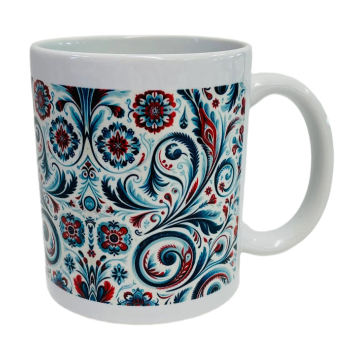 Rosemaling Coffee Mug