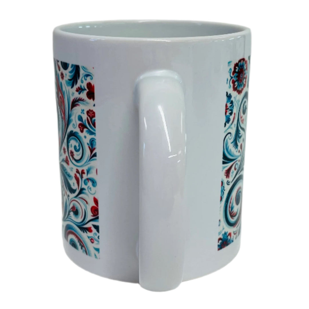 Rosemaling Coffee Mug