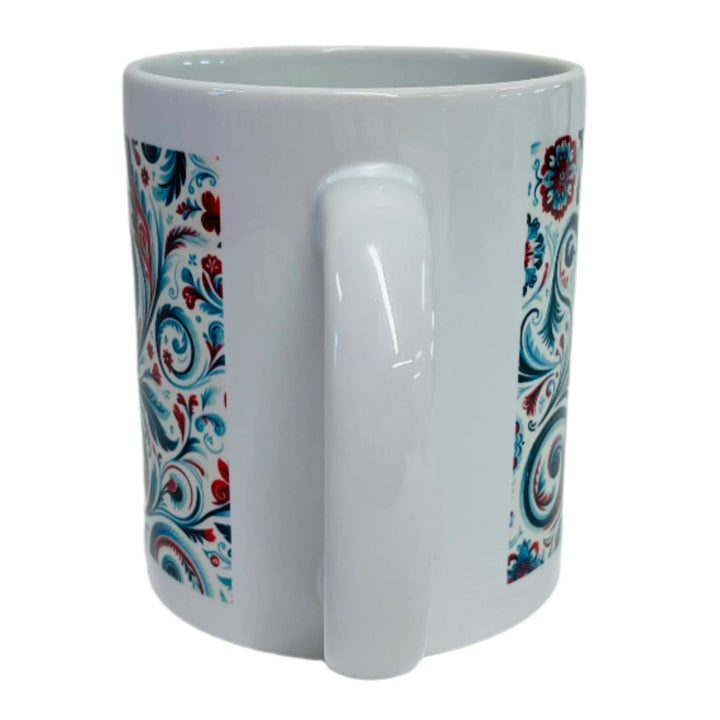 Rosemaling Coffee Mug