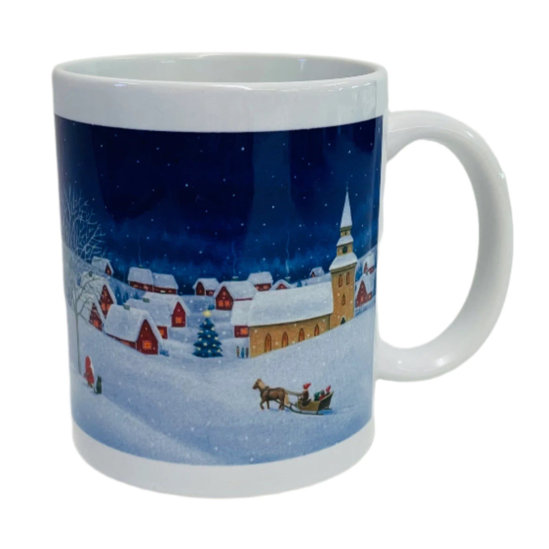 Eva Melhuish Sleigh Ride to the Village Coffee Mug