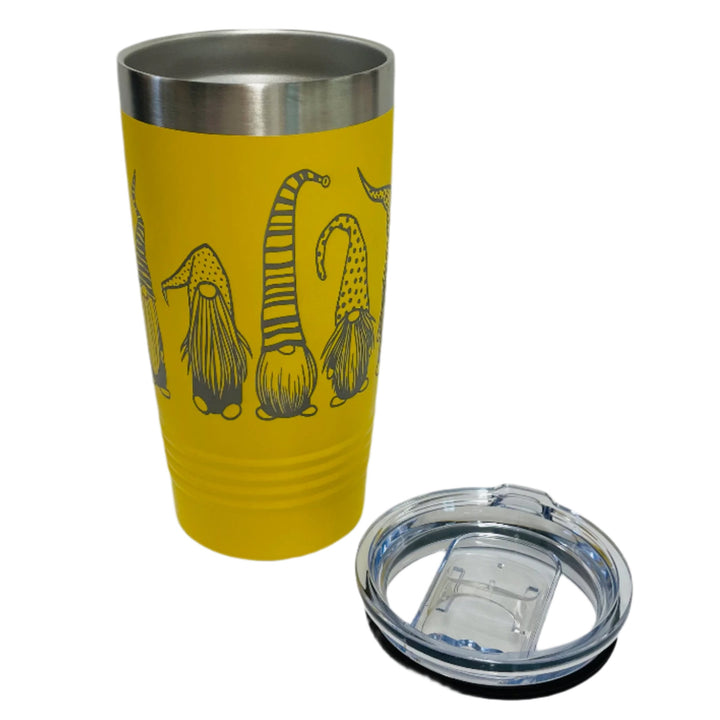 Gnomes on 20 oz Stainless Steel hot/cold Cup